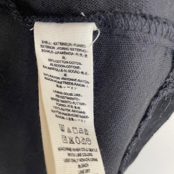 Free People A-line Black‎ Velvet Zip Front Mini Skirt size 2 - Picture 8 of 10